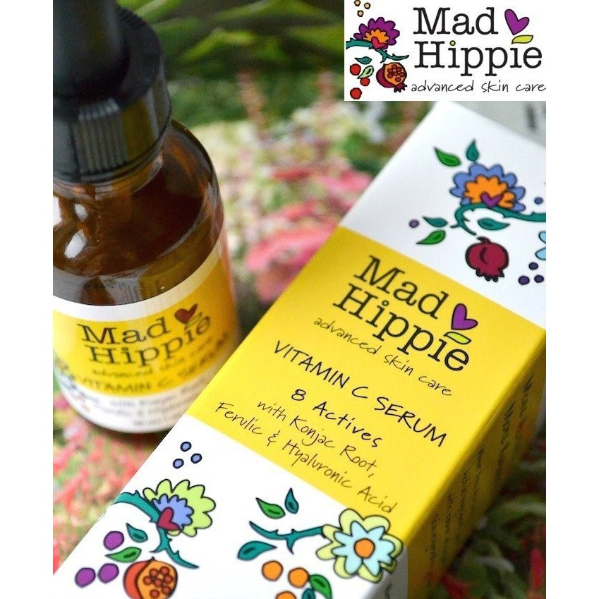 Tinh Chất Serum ngừa mụn, thâm, sáng da ngừa lão hóa, nếp nhăn Mad Hippie Vitamin C-USA