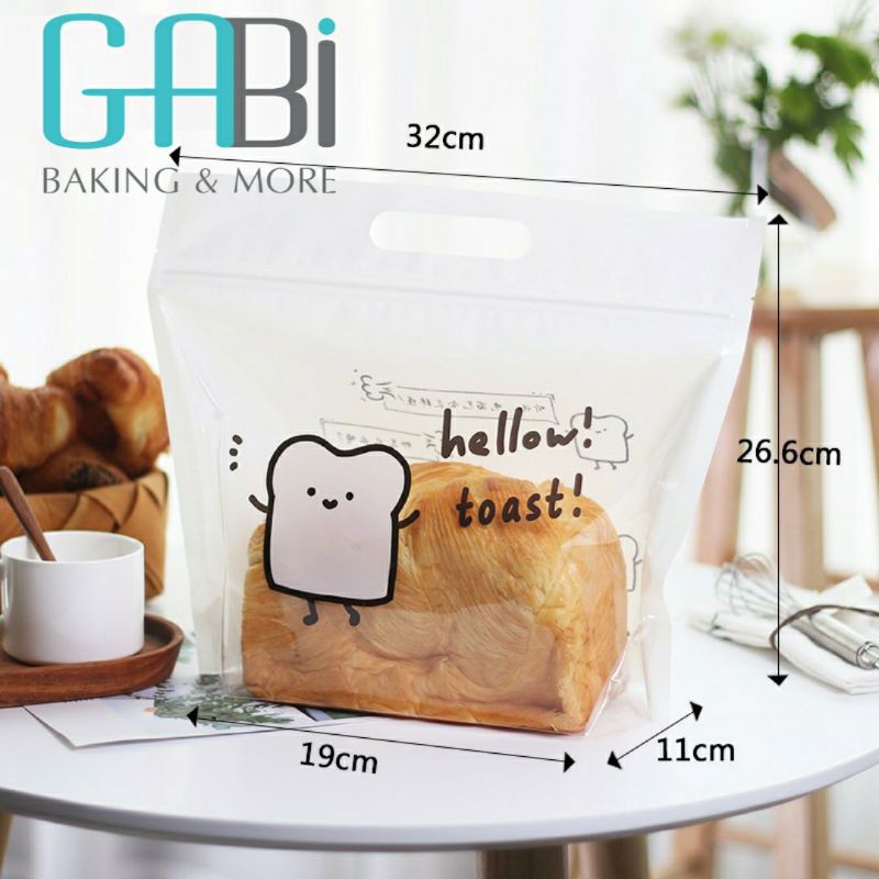 Set 5 túi zip ngang đựng bánh kẹo 32*27cm