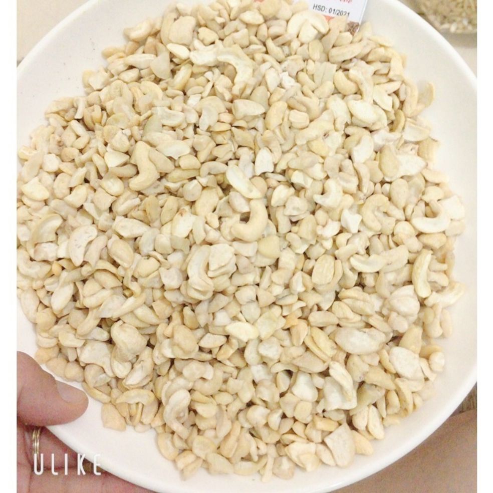 Hạt điều bể vụn sống làm sữa, bánh, ngũ cốc, bơ 500Gr
