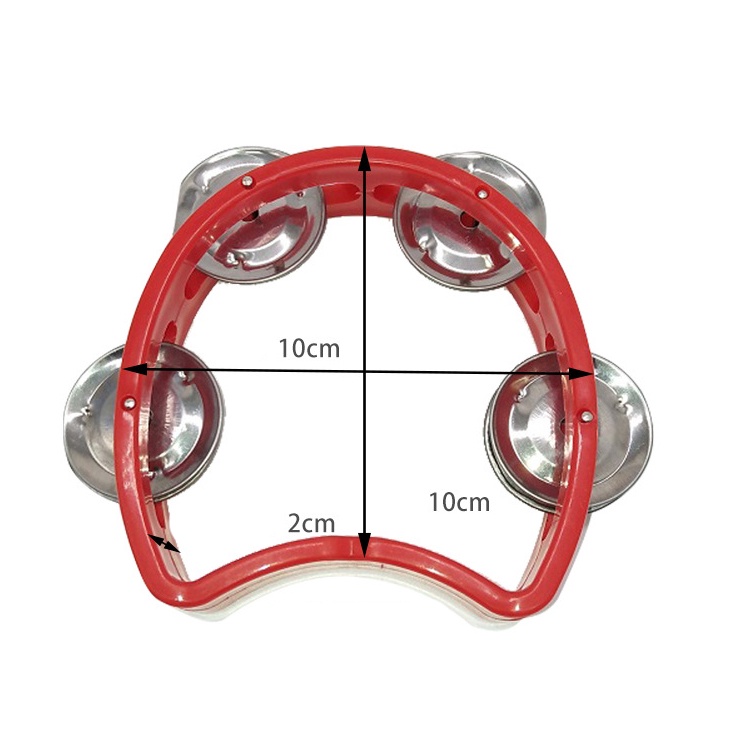 Xắc Xô Âm Nhạc Loại Vừa 10cm Cho Trẻ Mầm Mon, Giáo Viên