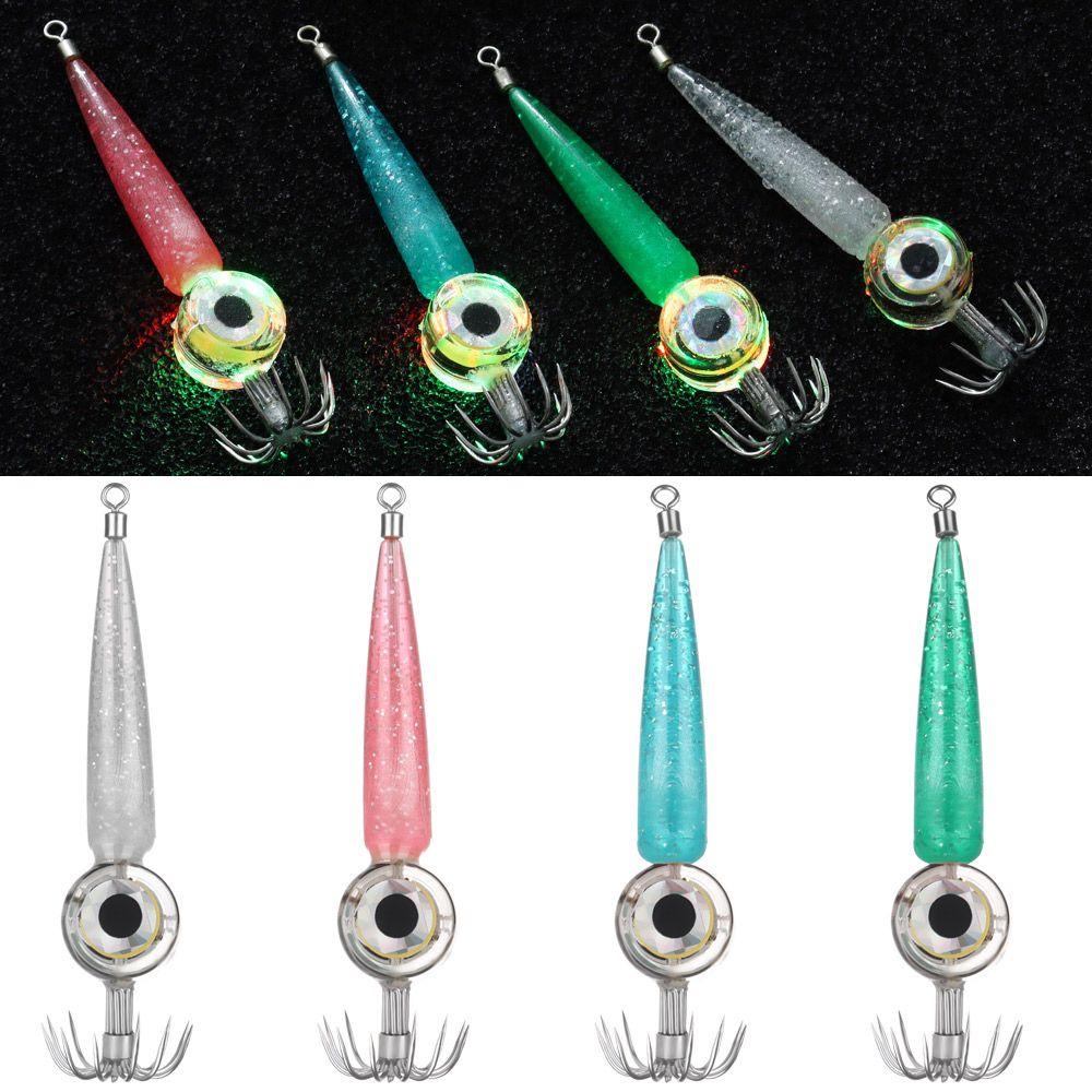 MUVAKO Mồi Giả Câu Cá Có Gắn Đèn Led