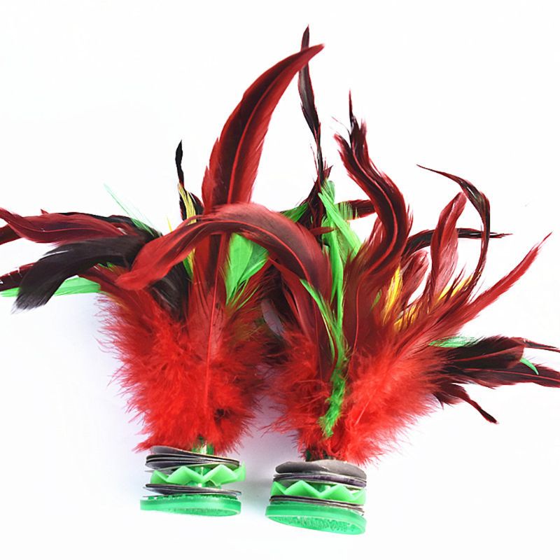 Set 5 Trái Cầu Lông Đồ Chơi Jianzi Trung Hoa Nhiều Màu Sắc