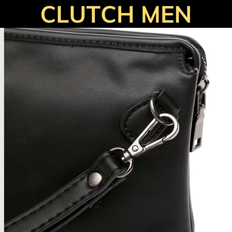 Ví cầm tay nam loại 1 -BH 24 tháng- clutch nam phong cách Hàn Quốc-ngăn chứa đồ siêu rộng