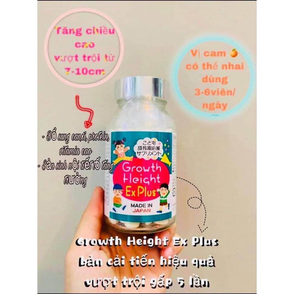 Viên uống hỗ trợ tăng chiều cao GROWTH HEIGHT EX PLUS Nhật Bản