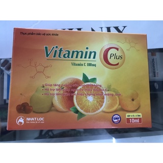 Vitamin c plus hộp 4 vỉ x 5 ống nhựa 10ml