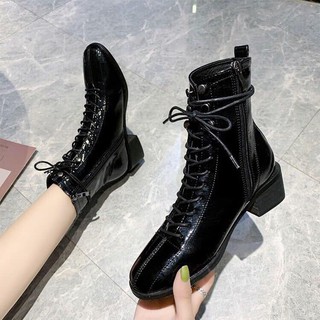 boot cao cổ da bóng 5 phân hot hit