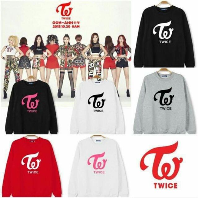 Áo sweater TWICE in theo yêu cầu