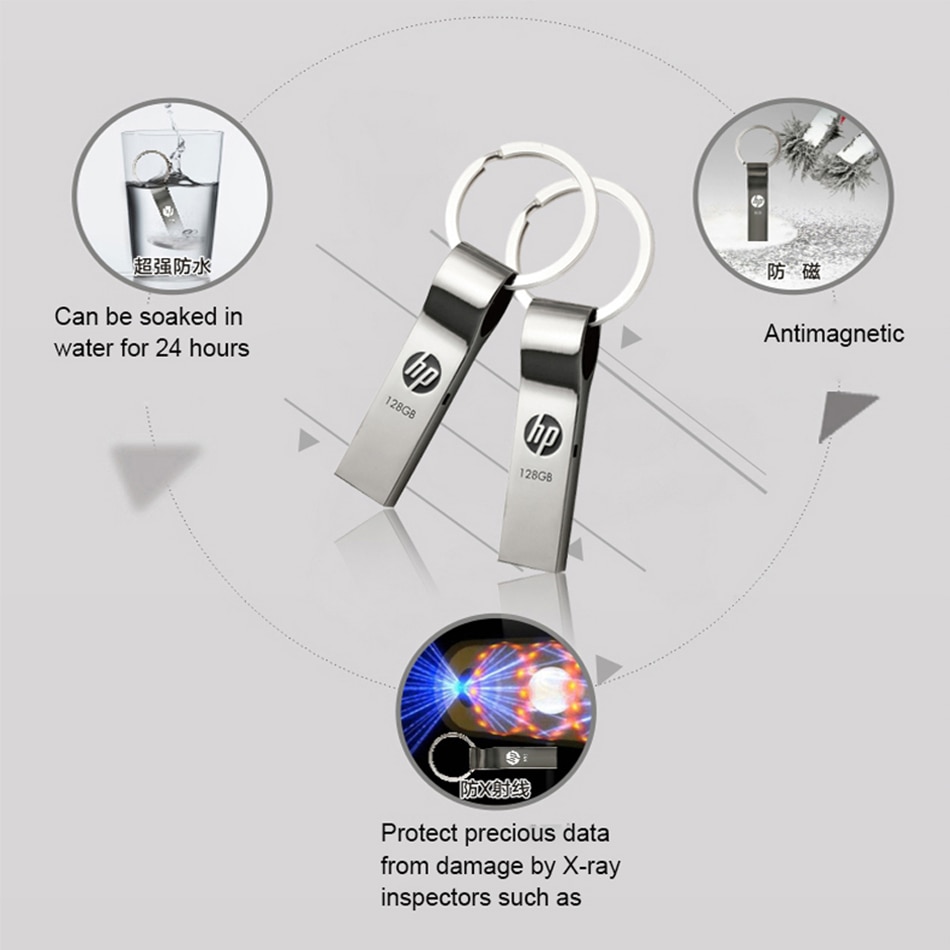 Ổ Đĩa USB 8GB / 16GB / 32GB / 64GB Chống Sốc Chống Nước Cho Laptop PC