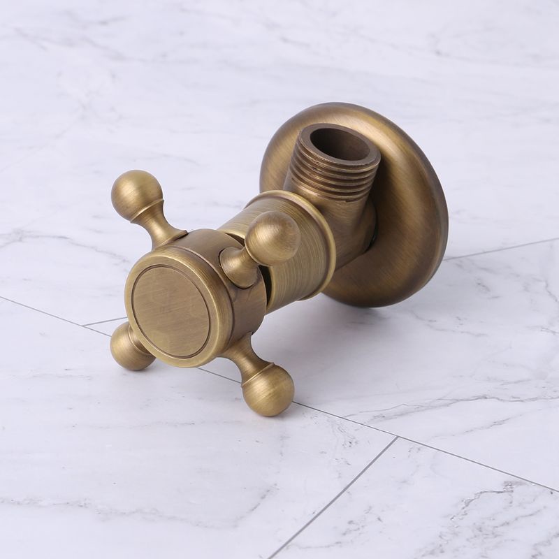 Van Điều Khiển Nước Bồn Tắm Hình Tam Giác Ren 1 / 2 &quot;Bằng Đồng Thau Cổ Điển
