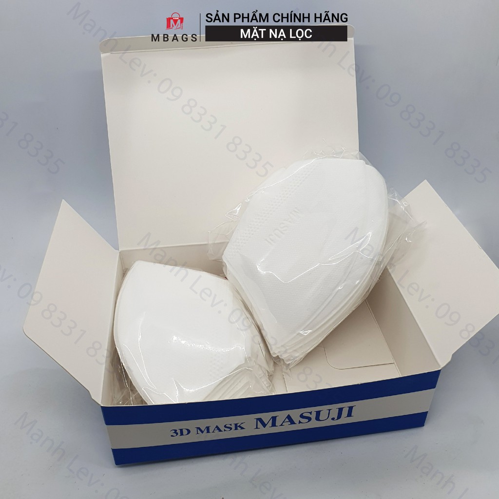 [Mã 11FMCGSALE giảm 8% đơn 500K] Thùng Khẩu Trang 3D Mask Masuji Công Nghệ Dập Nhật Bản ( Thùng 50 Hộp) | BigBuy360 - bigbuy360.vn