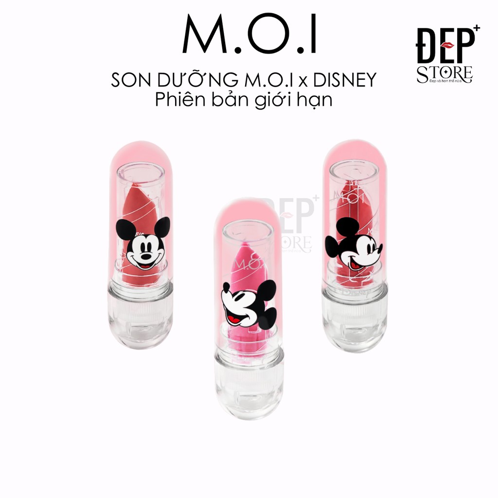 Son Dưỡng Có Màu Mickey - M.O.i Cosmetics bản giới hạn - Son Dưỡng Môi Hồ Ngọc Hà - Magic Lips