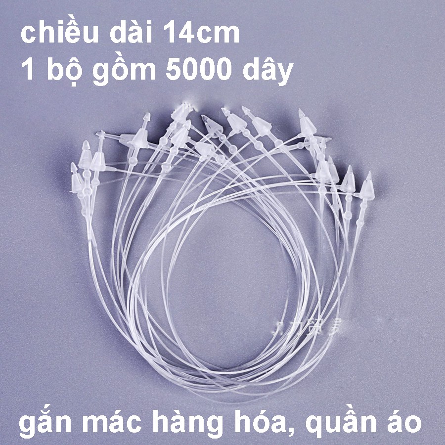 5000 sợi dây nhựa gắn mác hàng hóa