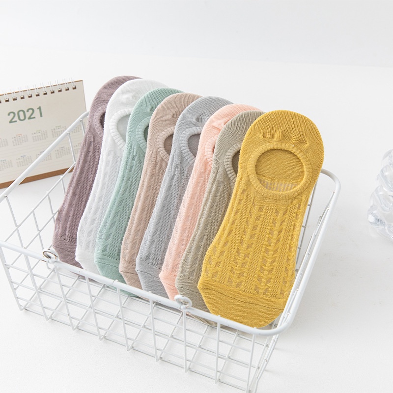 Tất Vớ Nữ Nửa Bàn Lưới Style Nhật Bản - Màu Ngẫu Nhiên