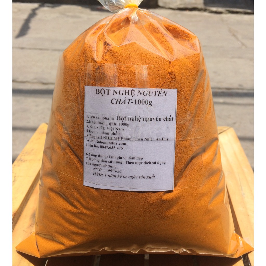 BỘT NGHỆ NGUYÊN CHẤT SẤY 500G