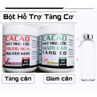 Bột ngũ cốc tự tăng cân nhiên hạt protei cacao trứng sữa nguyên kem hỗ tăng cân