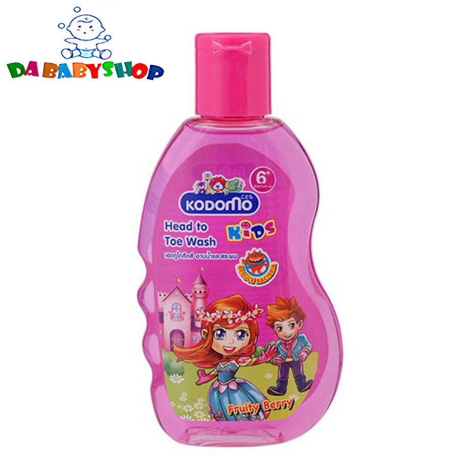 Dầu Tắm Gội Kodomo Cho Bé Từ 6 Tuổi Chính Hãng Thái Lan 200ml