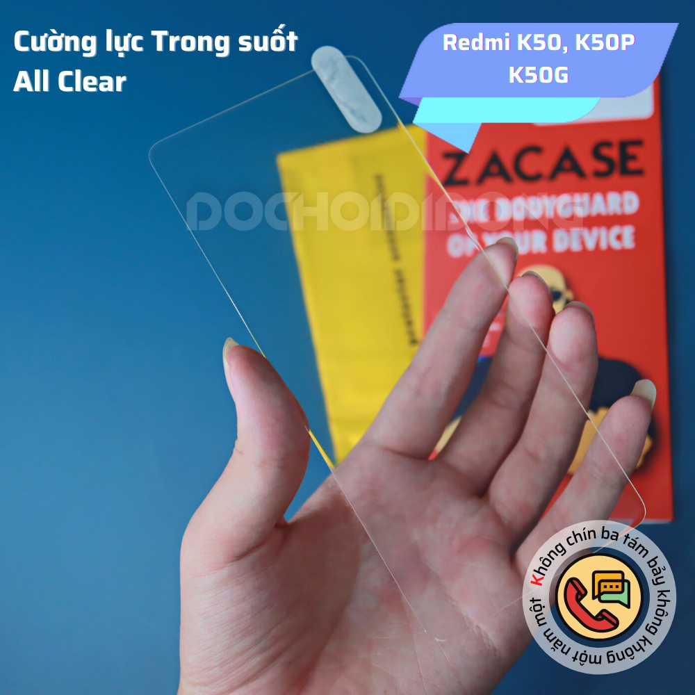 Miếng dán cường lực Xiaomi Redmi K50 / K50 Pro/ K50 Gaming Zacase