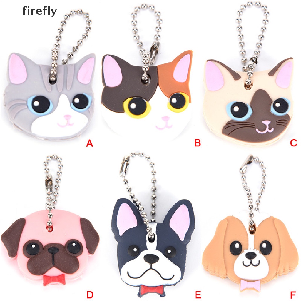 Vỏ Silicon Bọc Chìa Khóa Hình Cún Con Dễ Thương