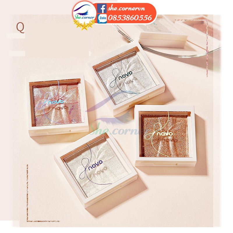 Bảng phấn bắt sáng NOVO 5347 nhỏ gọn tiện dụng 4g | BigBuy360 - bigbuy360.vn