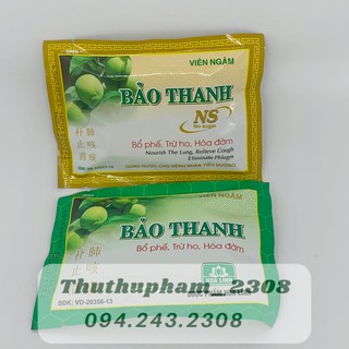 Viên ngậm bảo thanh trừ ho bổ phế