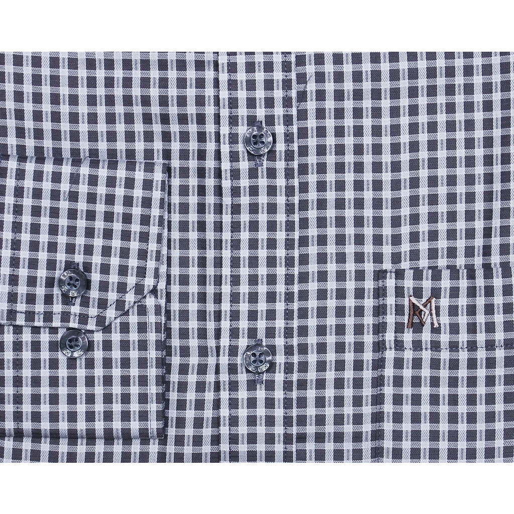 Áo sơ mi nam Khatoco dài tay kẻ caro mã A1MD360T1-CNCR038-2003-D | BigBuy360 - bigbuy360.vn