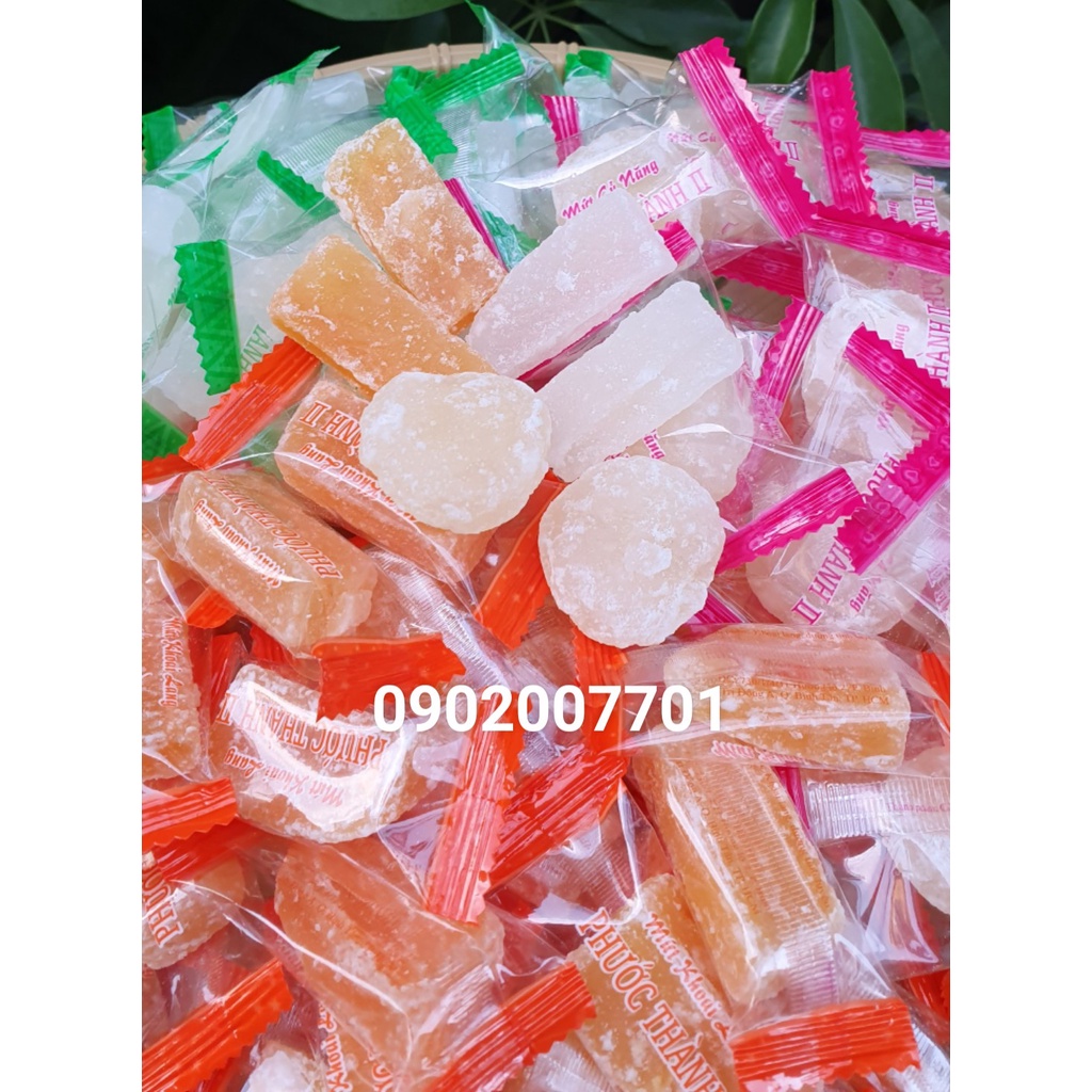 1 Kg Mứt mix Củ Năng + Mứt Bí + Khoai Lang Phước Thành Thơm ngon-bánh mứt tết- đồ ăn vặt-ăn vặt