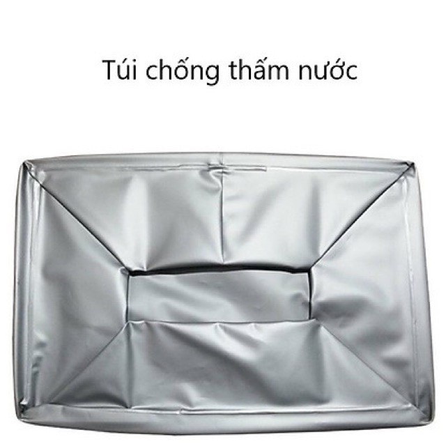 Lót chịu nước PE chứa chất lỏng phụ kiện thùng gấp gọn đa năng 33 lít 55 lít để cốp xe ô tô đi picpic gọn gàng