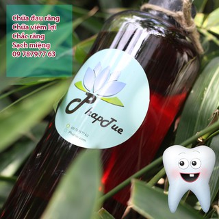Nước súc miệng rượu hạt cau ngâm Pháp Tuệ giảm đau răng - combo 3 chai