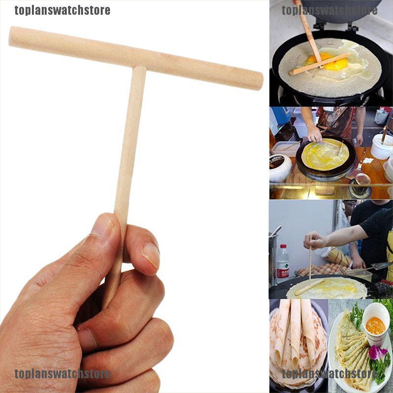 Dụng Cụ Làm Bánh Crepe Hình Tròn Bằng Gỗ Tiện Dụng Cho Nhà Bếp