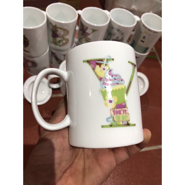 Cốc sứ có nặp đậy hàng bát tràng