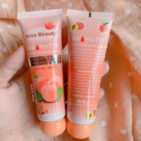 Kem nền BB Matte 2in1 Kiss Beauty (chống nắng SPF45 và che khuyết điểm)