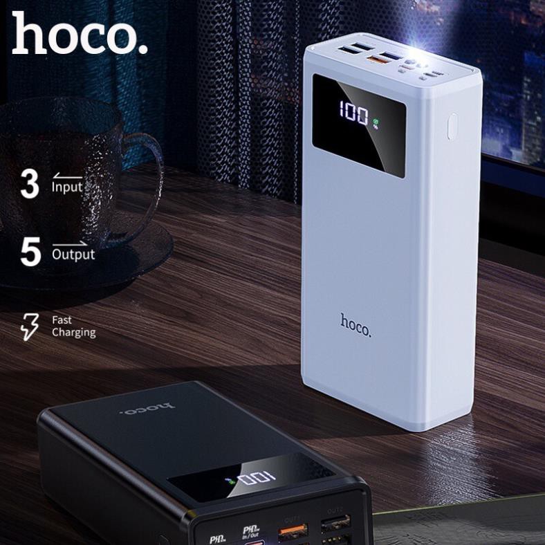 Pin Sạc Dự Phòng Hoco J78 Dung Lượng Lớn 30000mAh Đèn LED Hiển Thị Pin Hỗ Trợ Sạc Nhanh 22.5W PD3.0