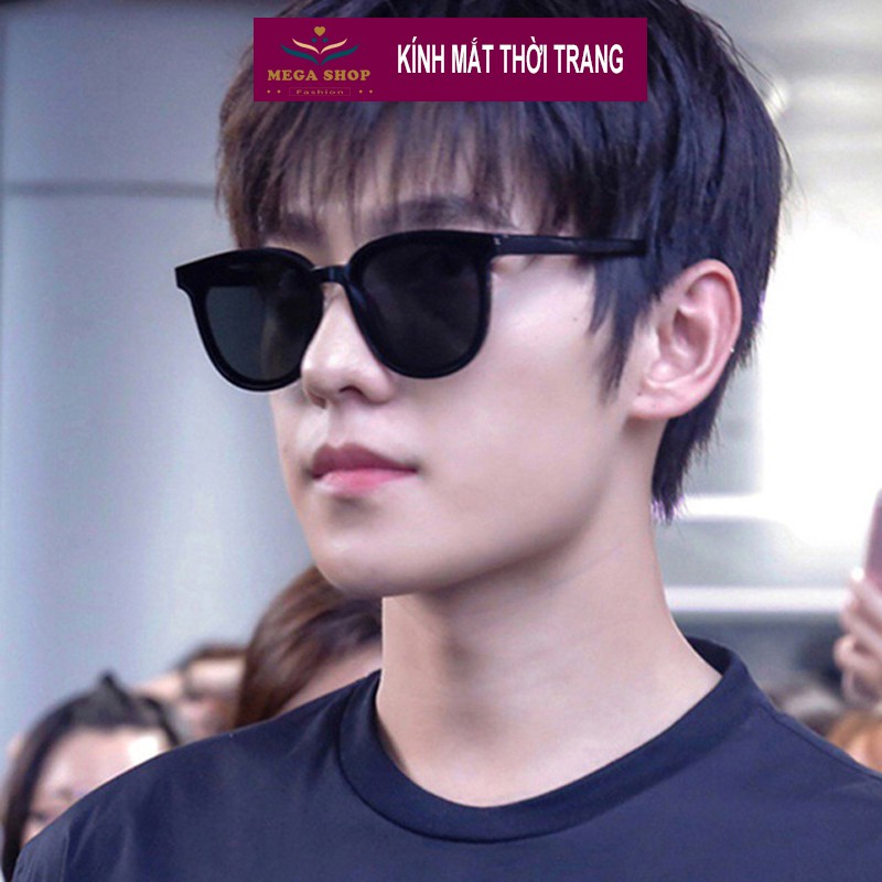 Kính râm màu đen cho nam và nữ phong cách, kính mới Hàn Quốc mặt tròn phân cực mặt trời, giá cực tốt | BigBuy360 - bigbuy360.vn