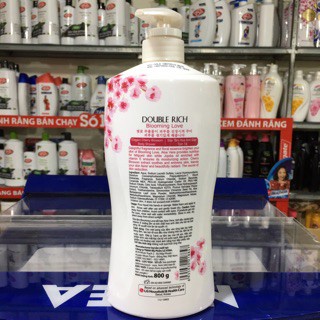 Sữa tắm hoa anh đào tinh tế Double Rich Love Blooming chai 800g