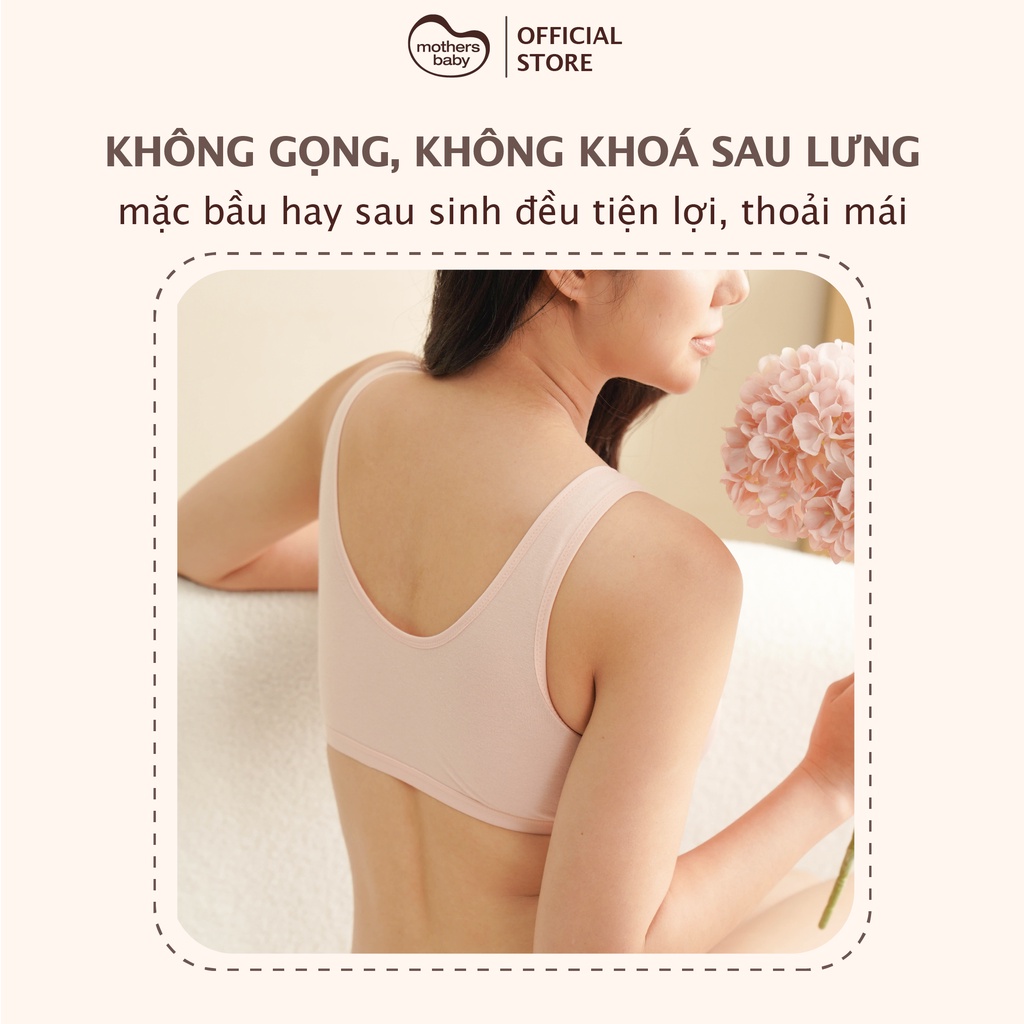 Bộ Quần Áo Lót Bầu Sau Sinh Chất Liệu Cotton Thương Hiệu Mothersbaby Hàn Quốc