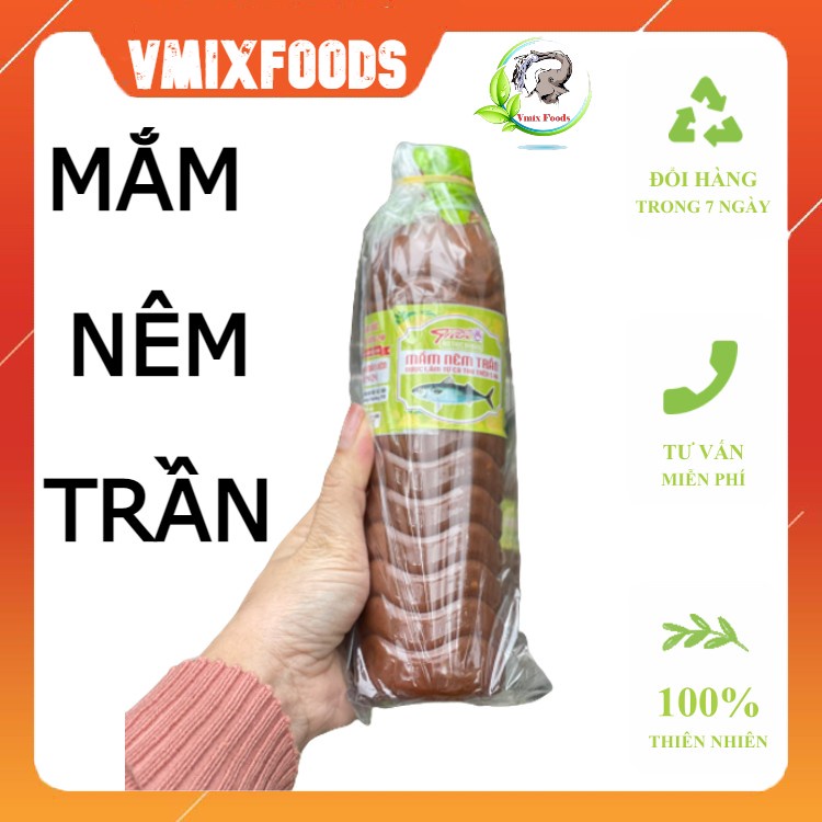 Mắm nêm Ẩm Thực Trần đặc sản nổi tiếng đà nẵng .bánh tráng cuốn thịt heo ăn là nghiền.VmixFood