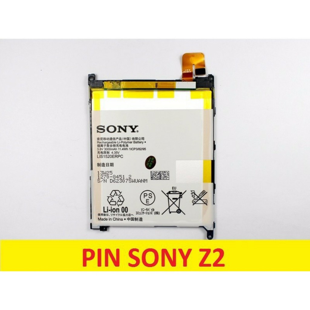 pin sony xperia z2 xịn