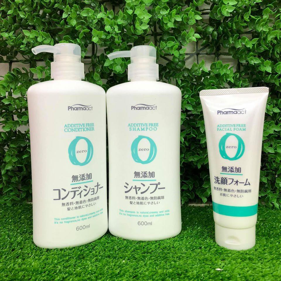🌱Hàng nhật🌱Bộ 3 dầu gội/dầu xả/sữa rửa mặt dòng Pharmaact hàng nhật nội địa