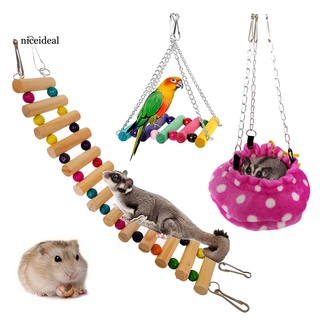 Bộ 3 Đồ Chơi Xích Đu Treo Cầu Thang Cho Hamster