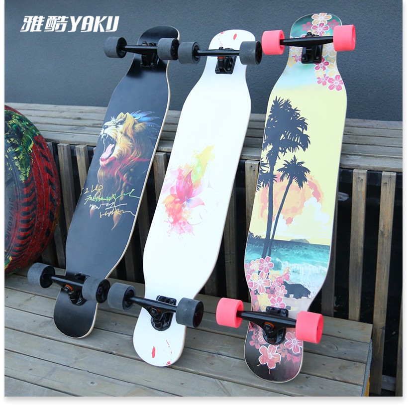 Ván trượt dài Longboard đẹp, mầu sắc phối tiêu chuẩn, bạn sẽ không phải thất vọng khi mua