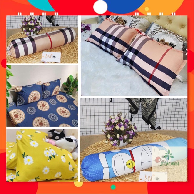 [RẺ BỀN ĐẸP] Vỏ gối nằm, vỏ gối ôm chất Cotton Poly siêu rẻ (chọn mẫu?