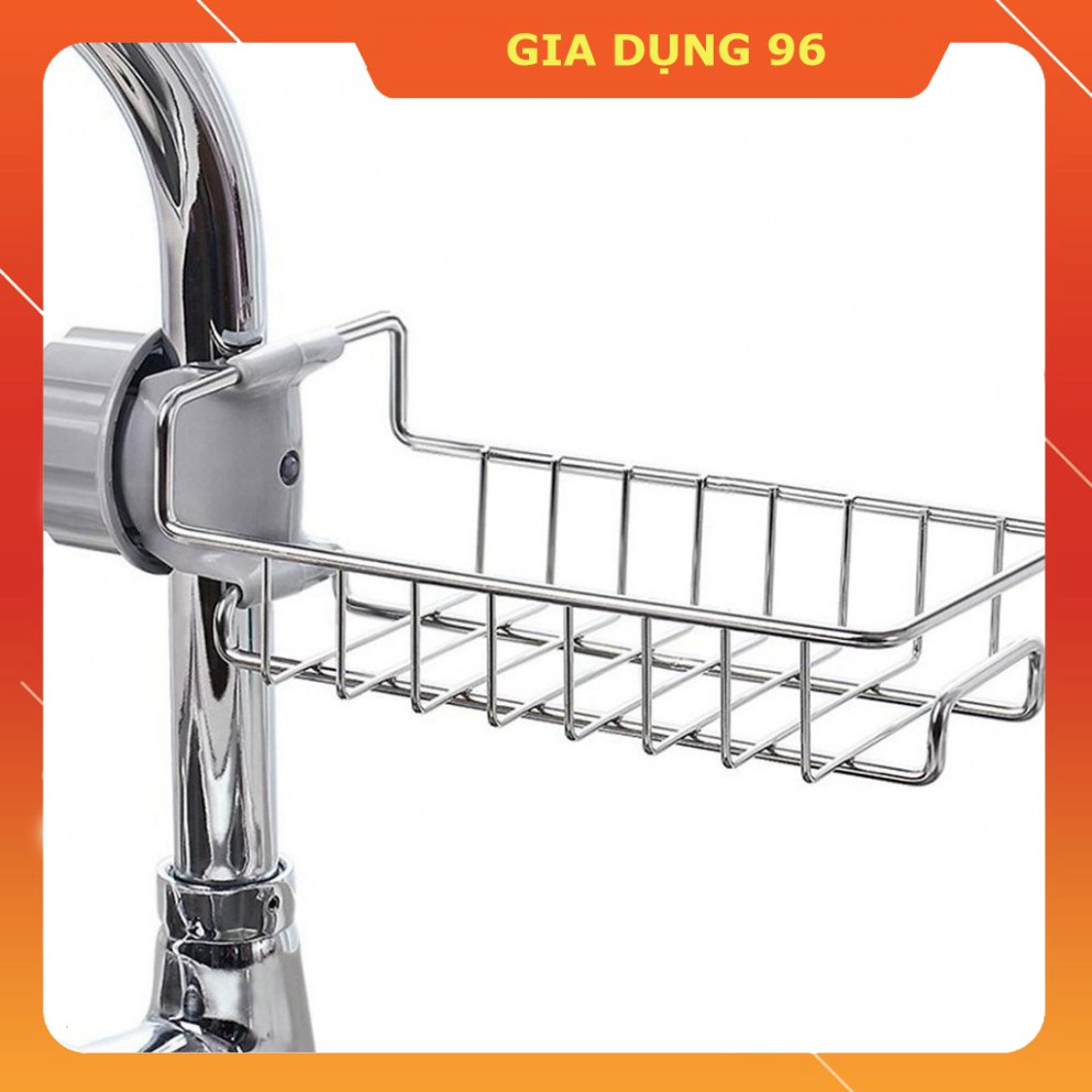 Giá Để Giẻ Rửa Bát Inox 304 Gắn Vòi Rửa