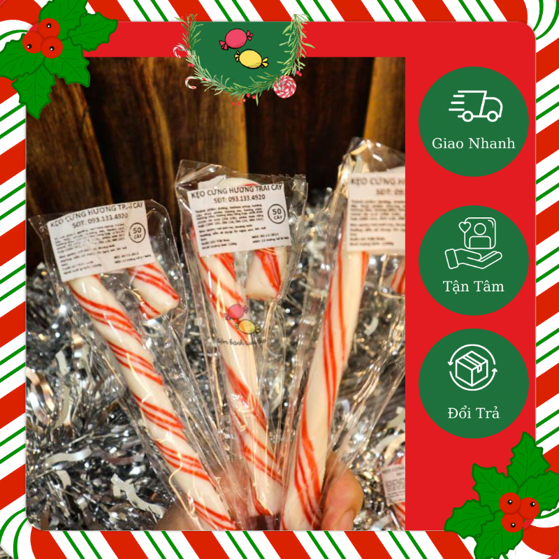 Kẹo Que Gậy Giáng Sinh, Kẹo Cây Gậy J Noel