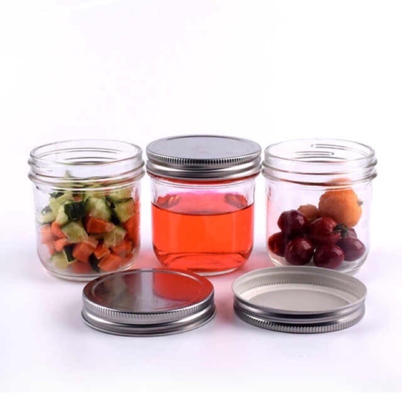 BỘ 10 HŨ THUỶ TINH CHƯNG YẾN 300ML NẮP NHÔM