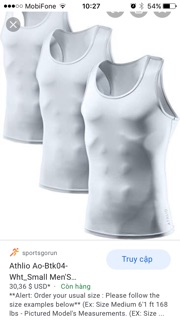 Áo ba lỗ ATHLIO xuất xịn