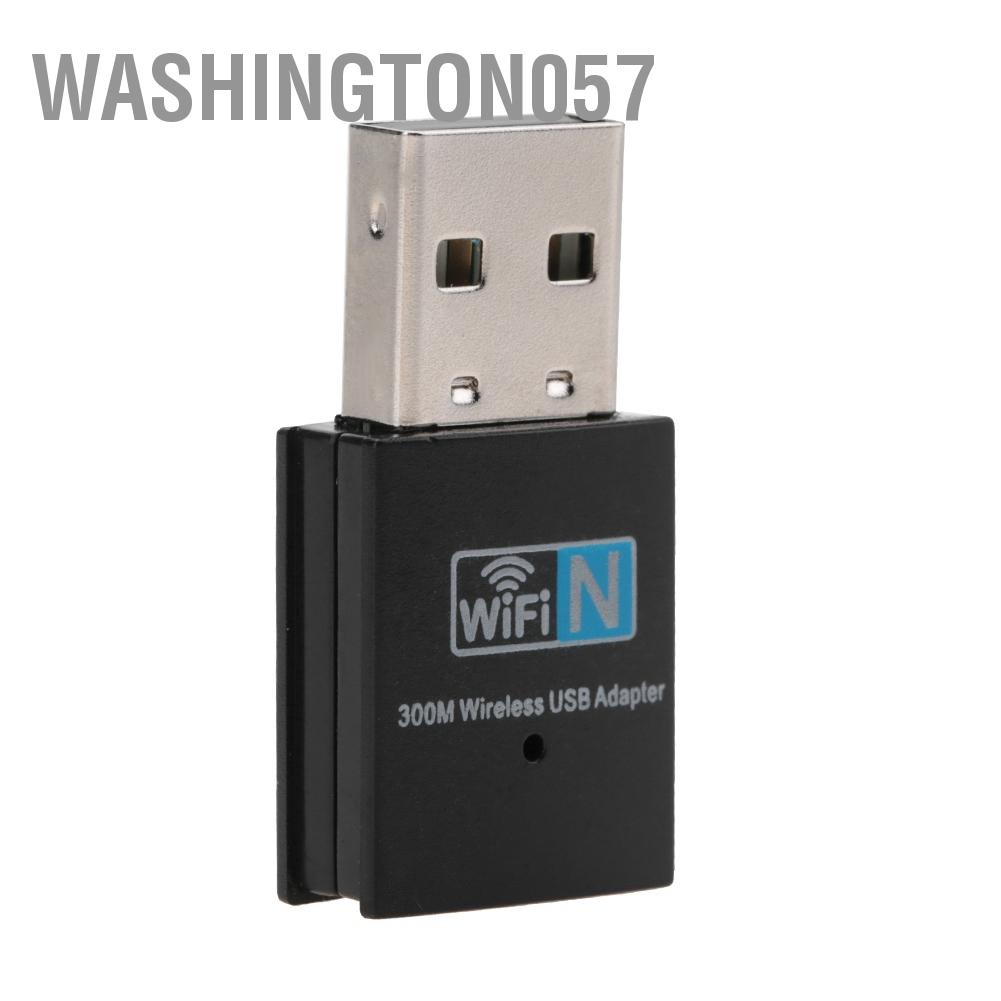 Washington057 Mini USB LAN Network Card Wifi Adapter USB2.0 WiFi Receiver 300Mbps