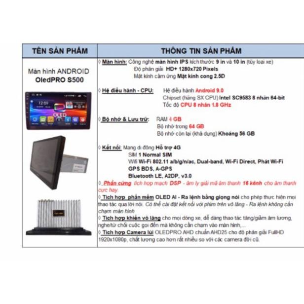 [Sale] Màn hình Android OLED PRO S500 ( Ram 4-64gb ) | BigBuy360 - bigbuy360.vn