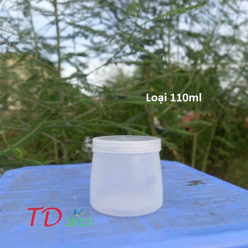 Combo 20 lọ Hũ Làm Sữa Chua, Lọ Đựng Kem ... Có Nắp Đậy Nhựa dung tích từ 100ml - 160ml dầy dặn TD2015