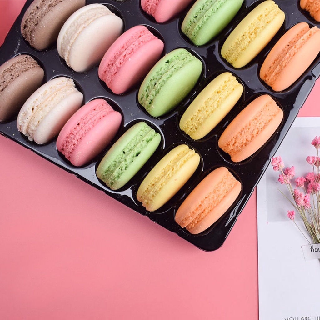 [SIÊU RẺ❤️] – Macaroon vỉ 42 chiếc - Trang trí bánh sinh nhật bánh kem