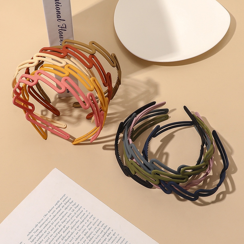 Cài tóc Haimeikang màu trơn đơn giản thời trang dành cho nữ